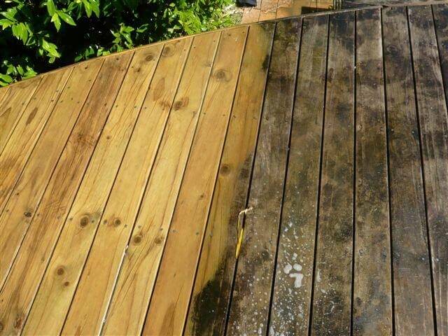 Staining can prevent mold and mildew on your wooden deck