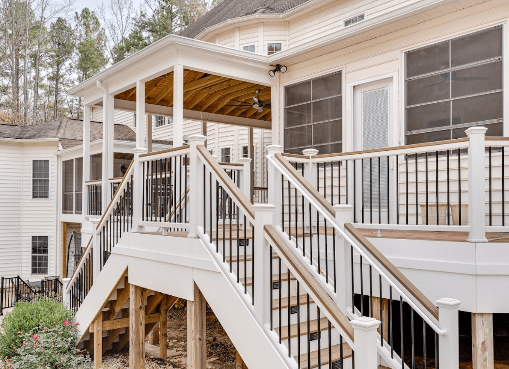 photo of a covered porch