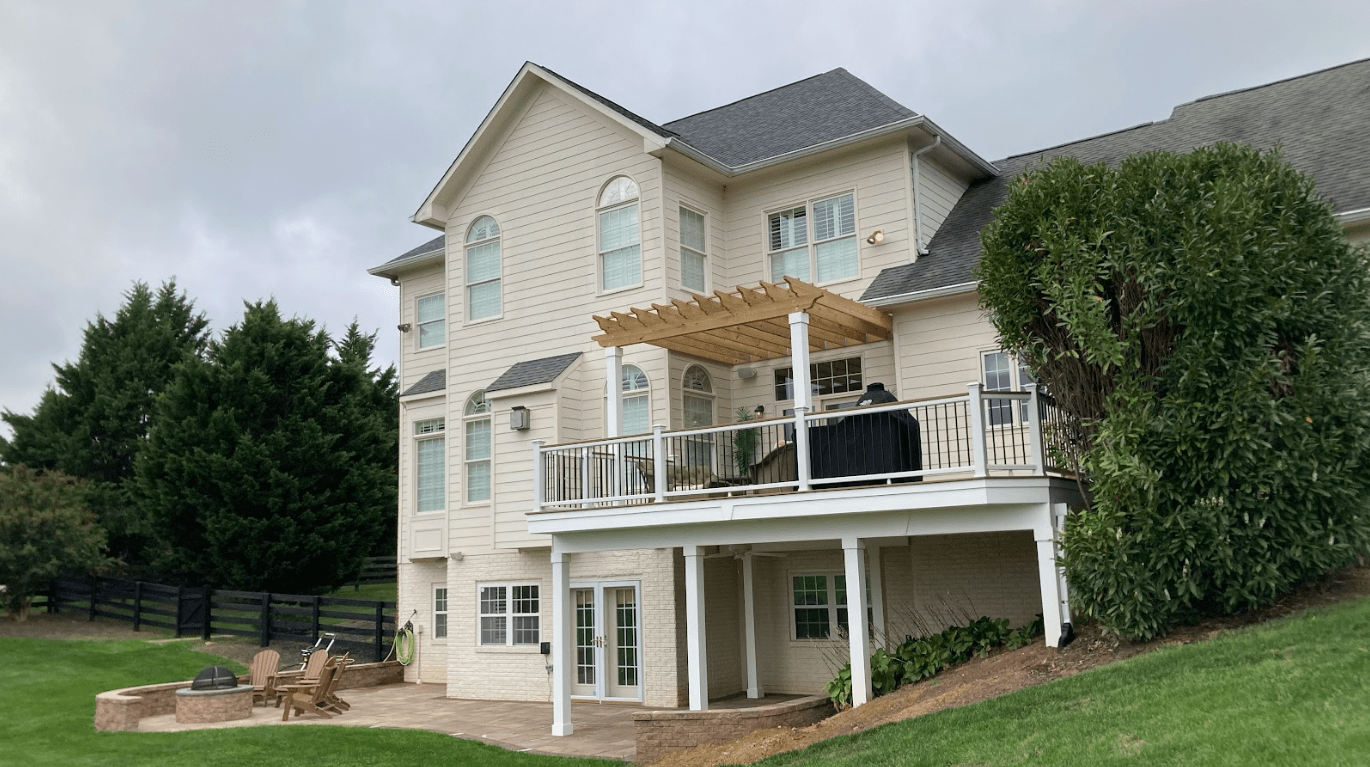 photo of a screened-in, covered deck - Factors that could affect the timeline of your deck building project