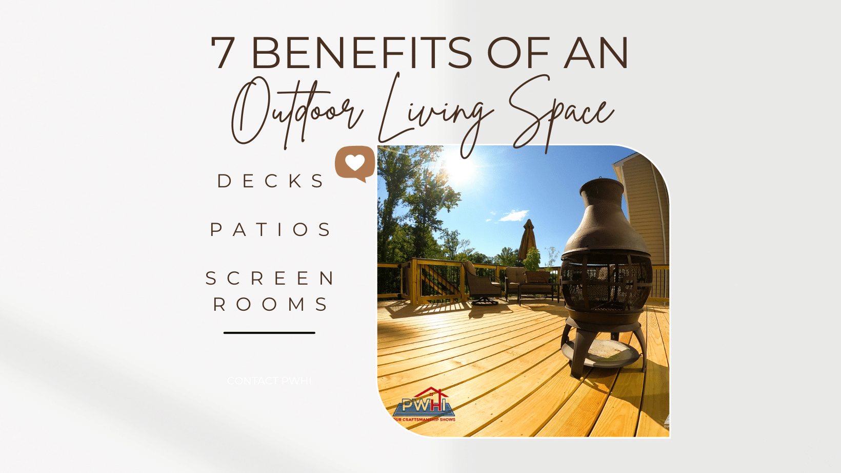 7 Benefits of an outdoor living space