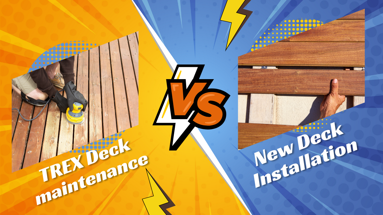 Trex Deck Maintenance vs New Deck