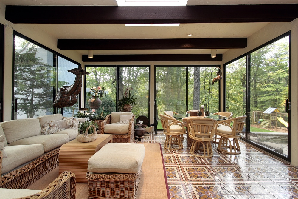 Image showing on how to insulate a sunroom in a luxury home